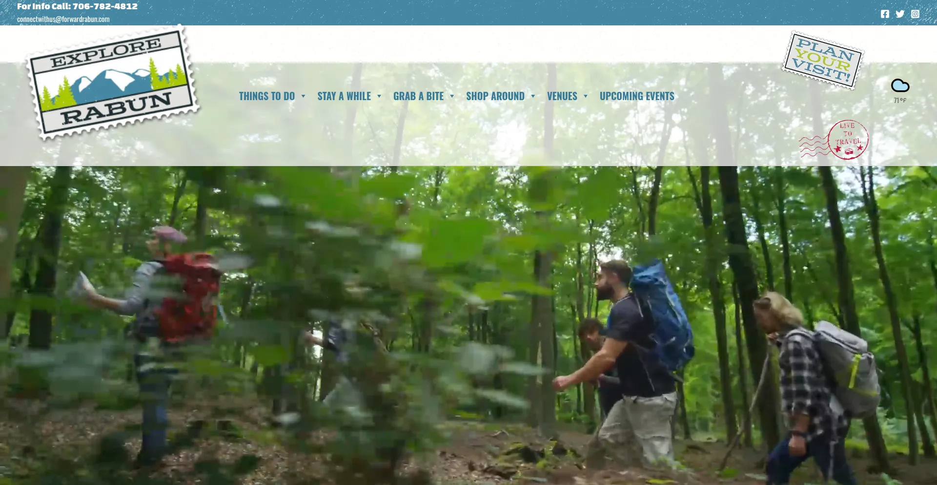 Website screenshot of Explorerabun.com