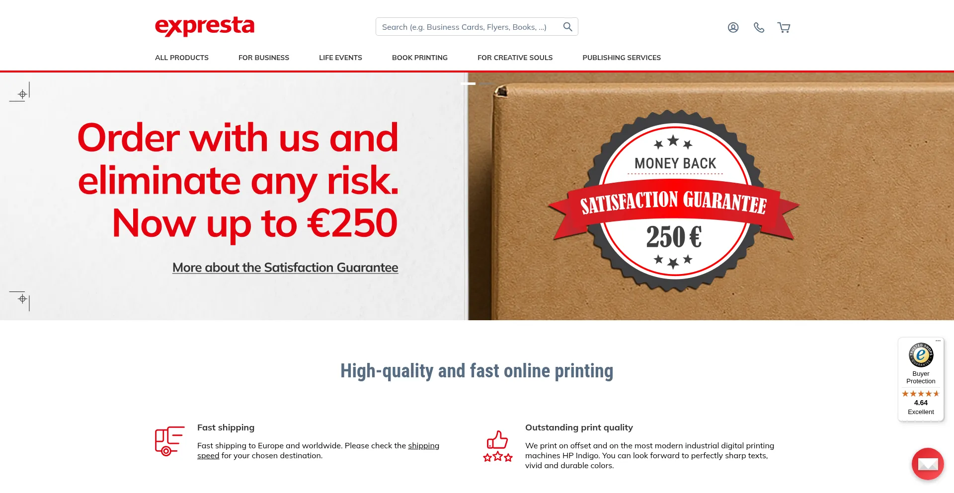 Expresta.eu Screenshot