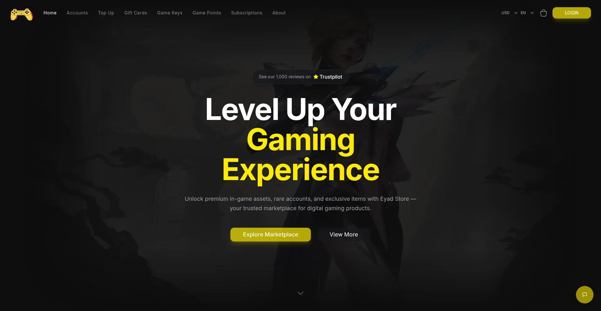 Eyadstore.gg Screenshot