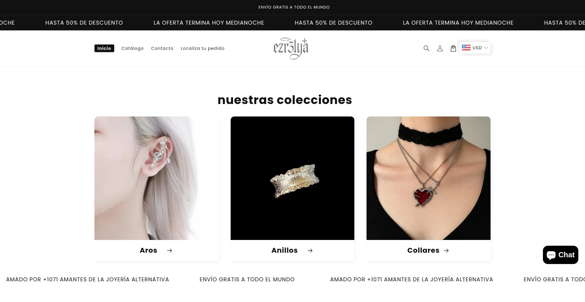 Ezr3lya.shop Screenshot