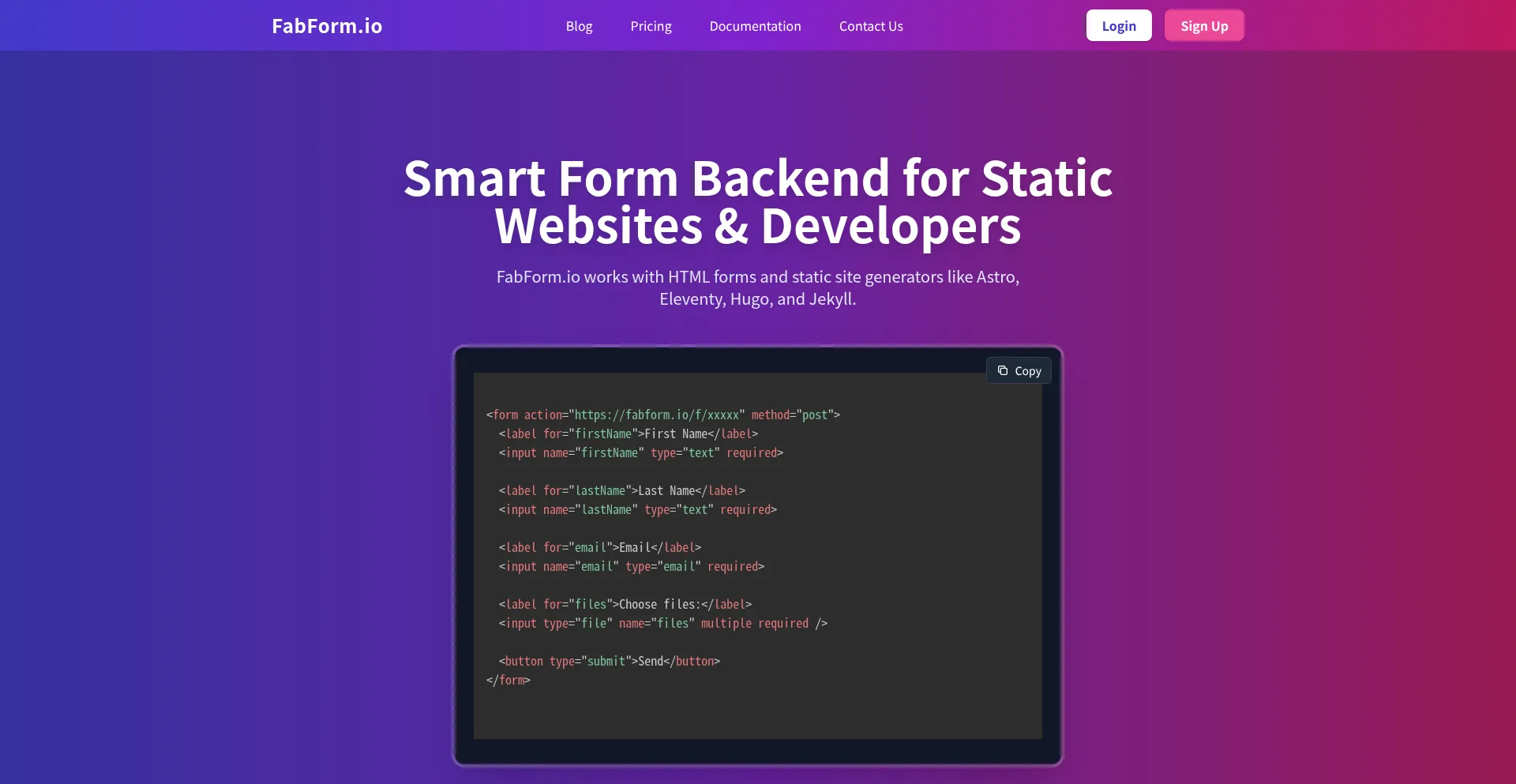 Fabform.io