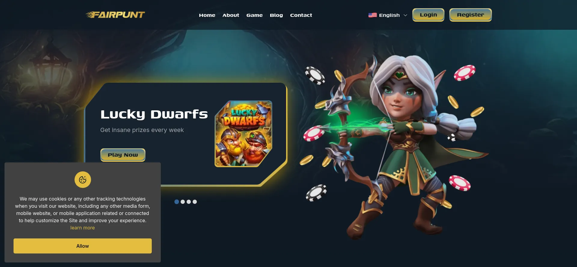 Website screenshot of Fairpunt.pro