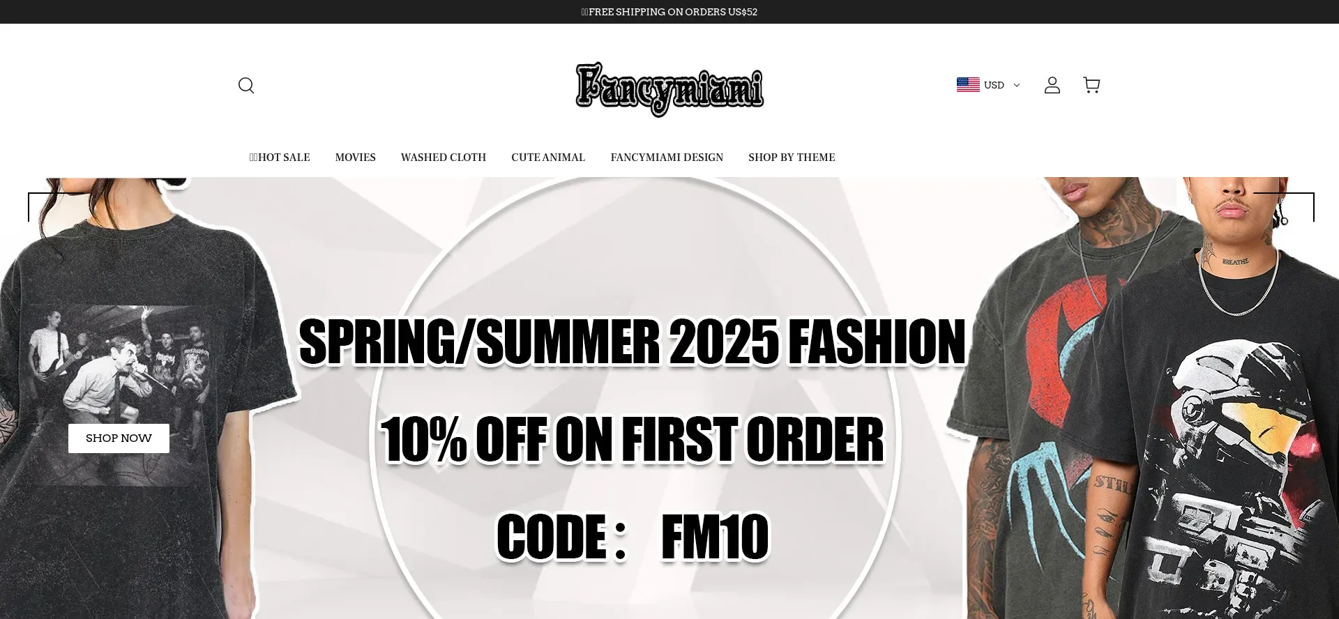Website screenshot of Fancymiami.com