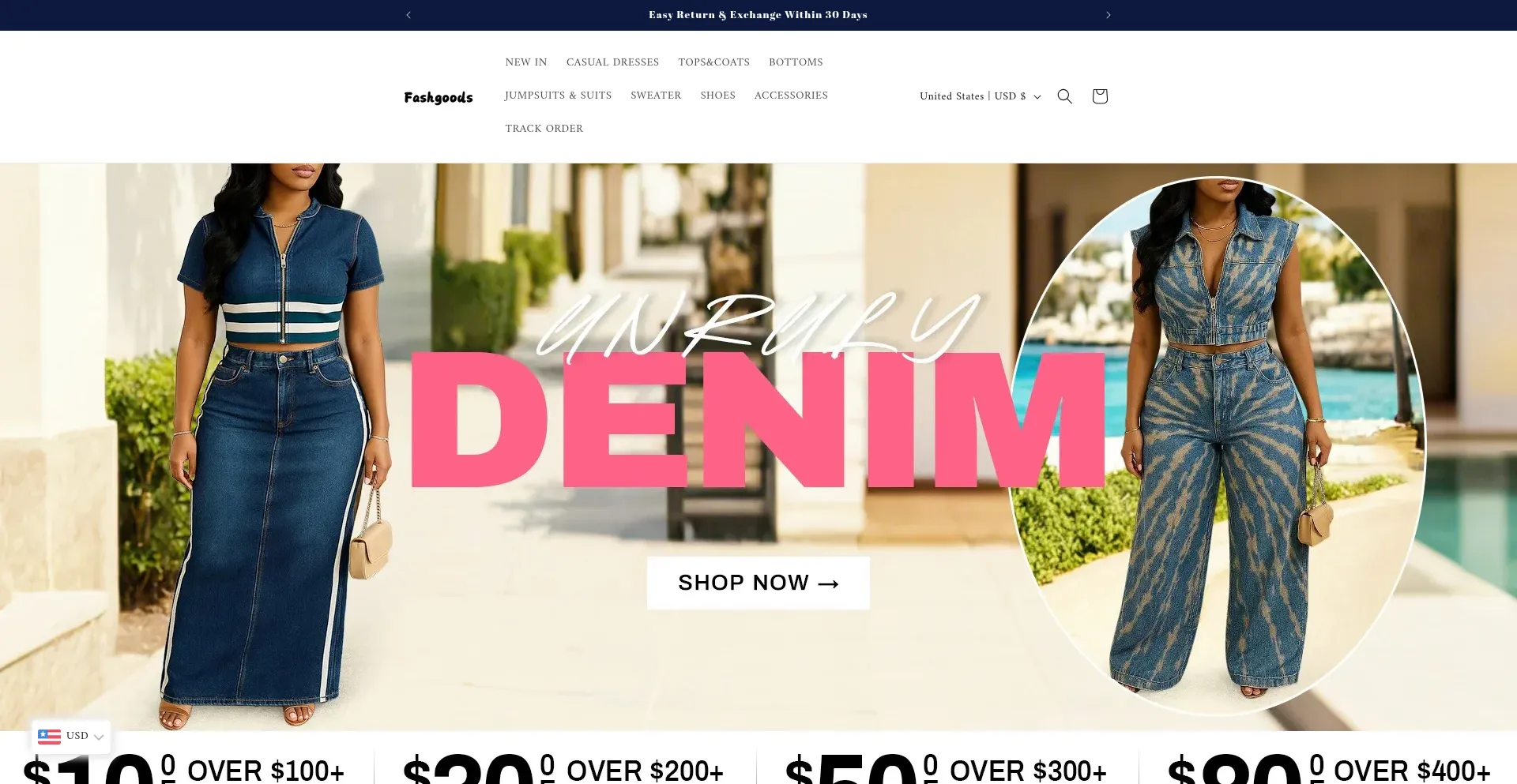 Fashgoods.com Screenshot