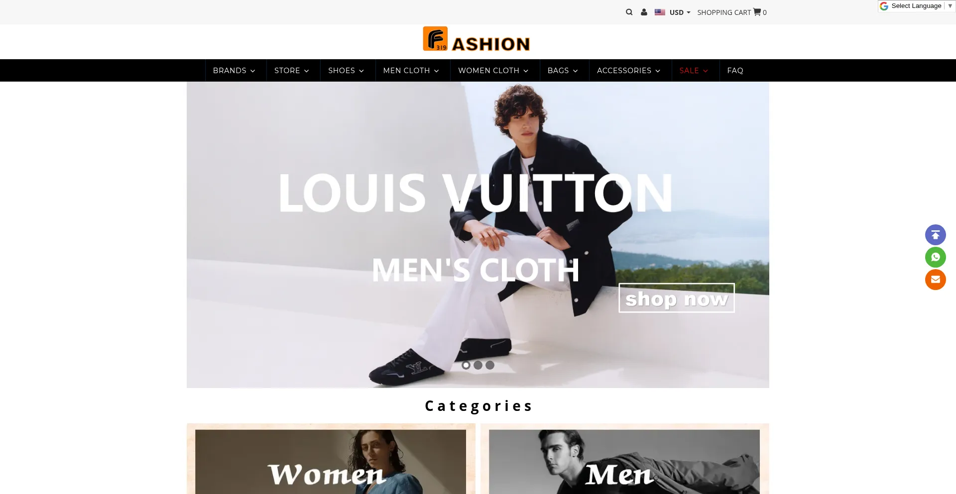 Fashion319cn.net Screenshot