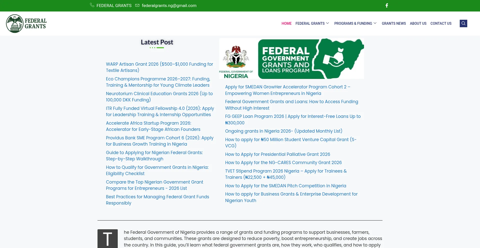 Federalgrantsinfo.com