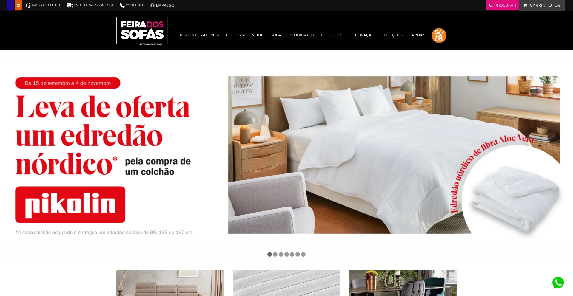 Feiradossofas.pt Screenshot