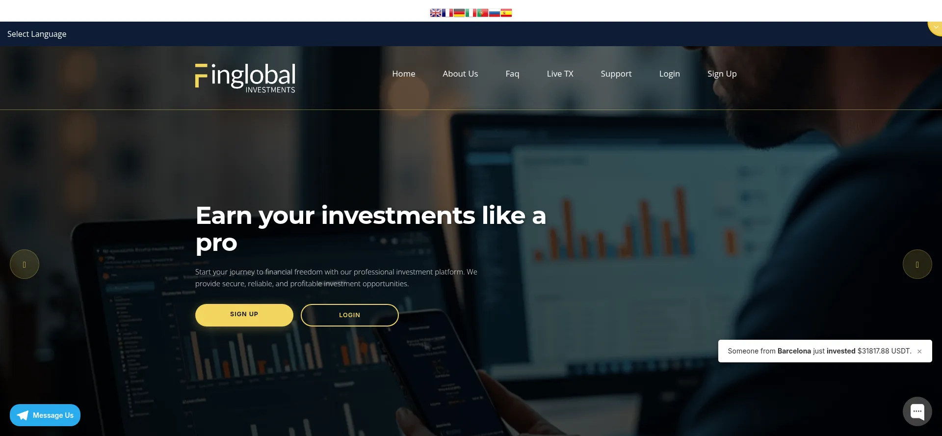 Finglobalvest.com é Seguro e Confiável?