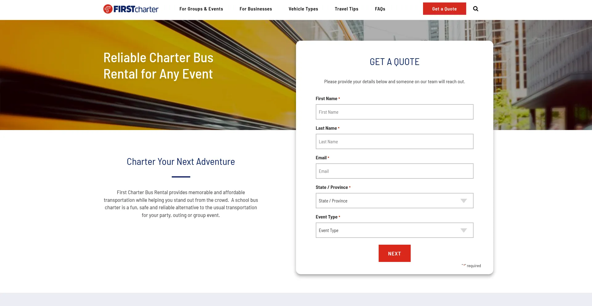 Firstcharterbus.com é Seguro e Confiável?