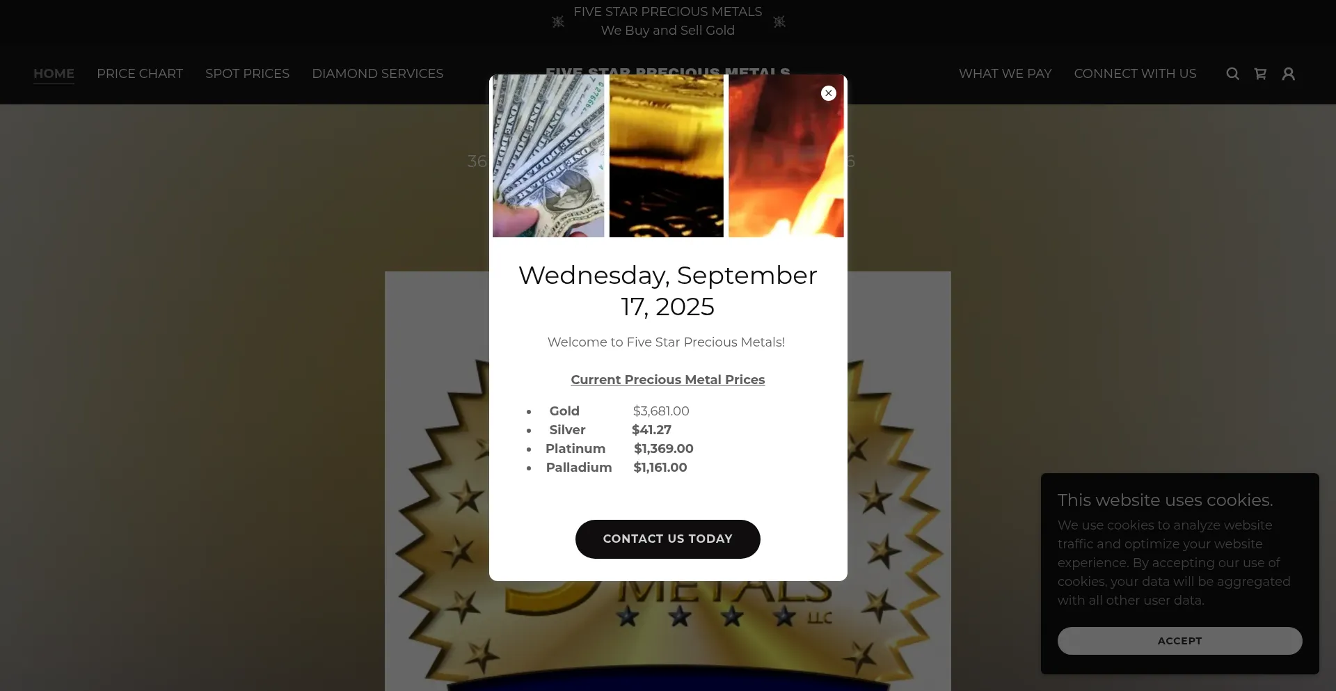 Fivestarpreciousmetals.com é Seguro e Confiável?