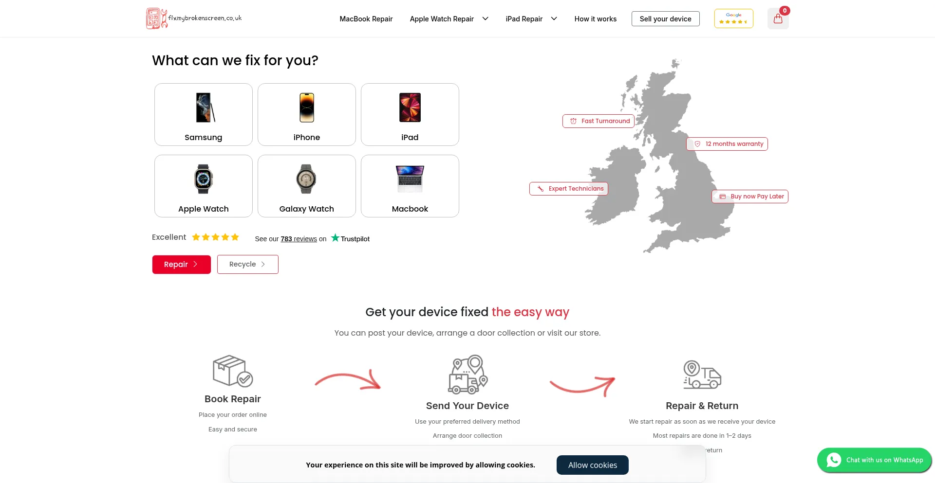 Fixmybrokenscreen.co.uk