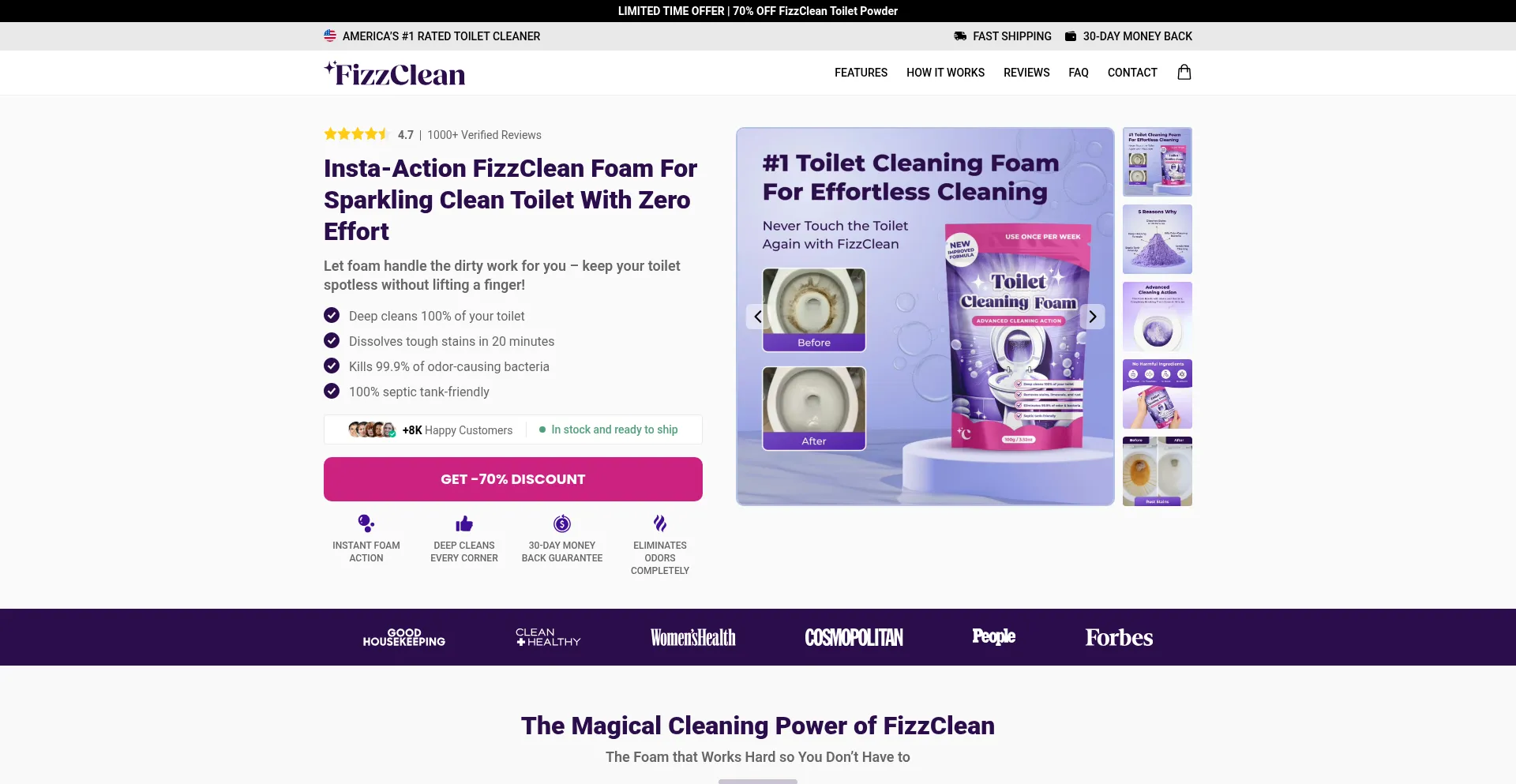 Fizzclean.offeroshop.com é Seguro e Confiável?