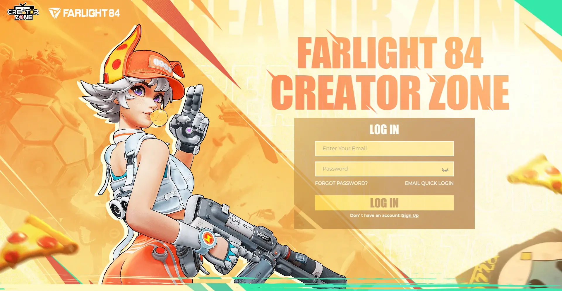 Website screenshot of Fl84.creator-zone.com