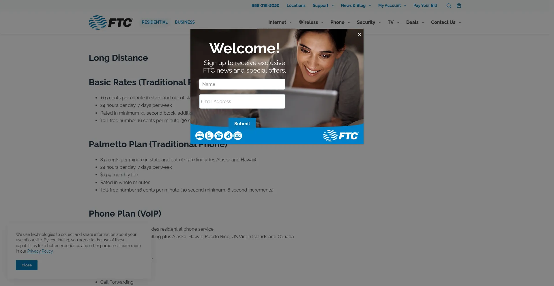 Website screenshot of Fld.com
