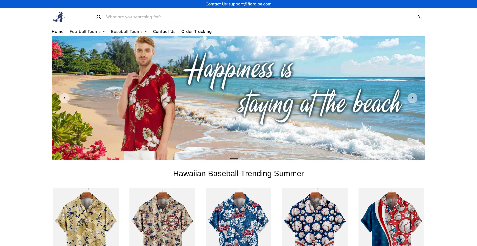 Website screenshot of Floralbe.com