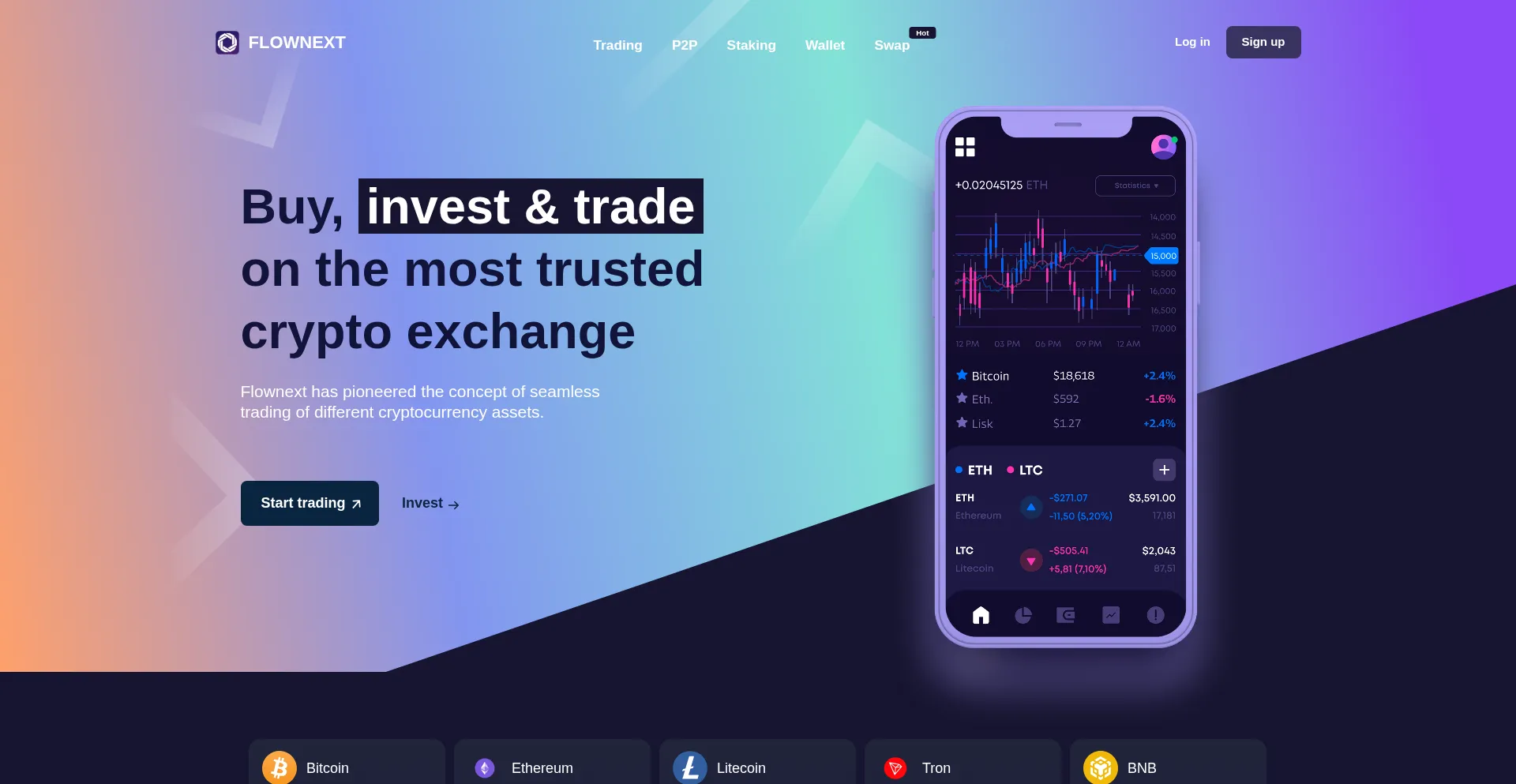 Website screenshot of Flownext.hk