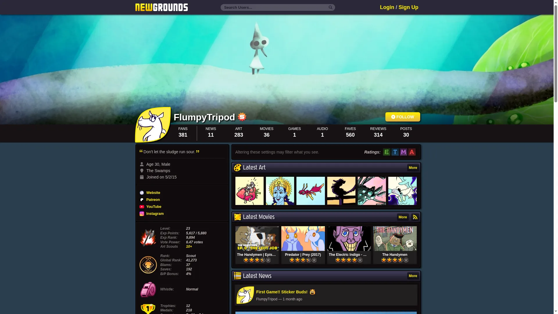 Flumpytripod.newgrounds.com