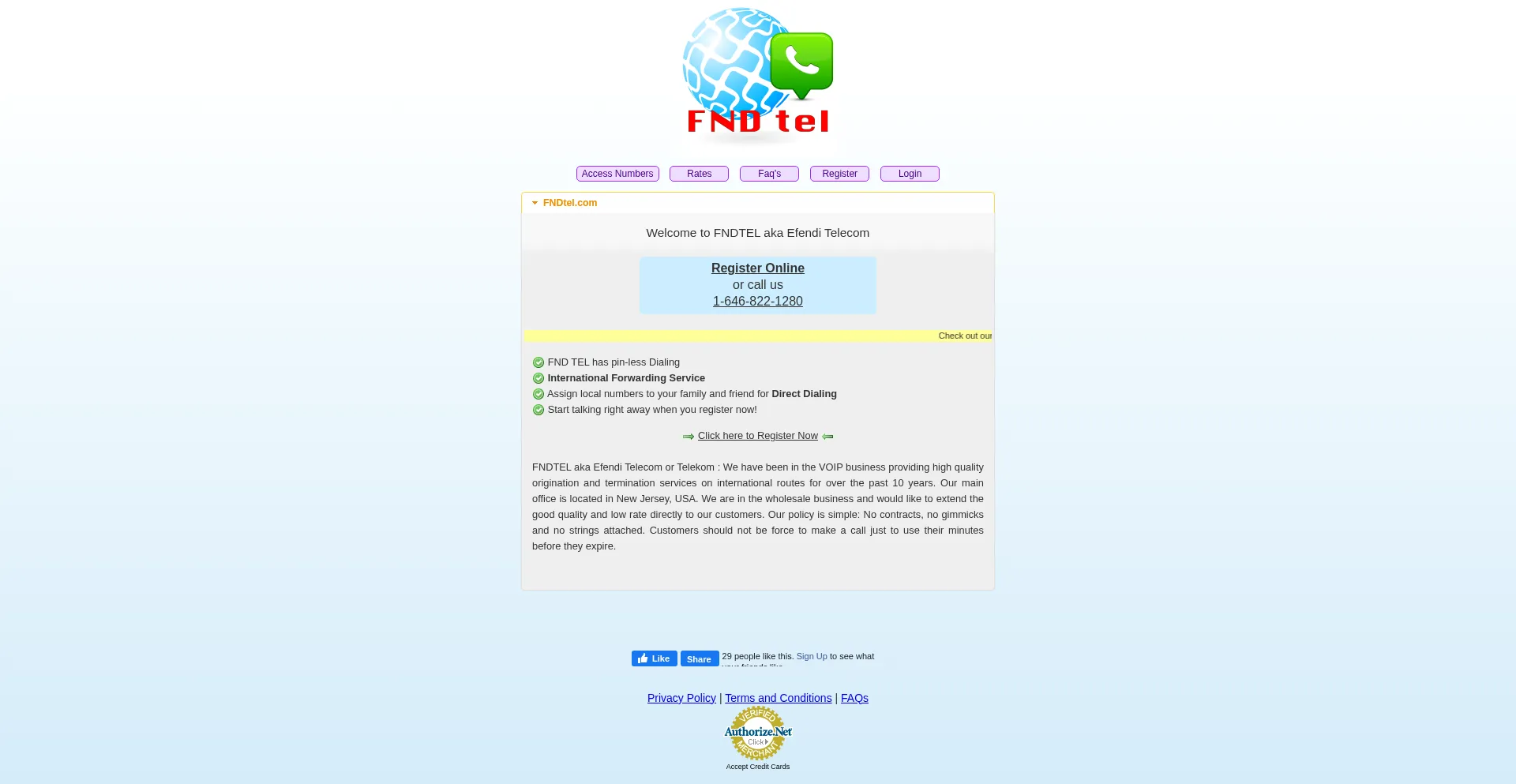 Fndtel.com é Seguro e Confiável?