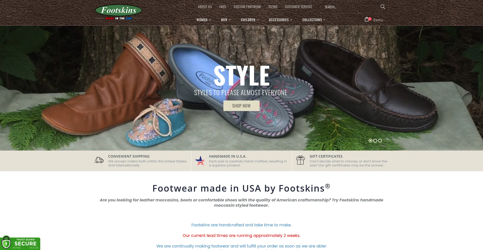 Footwearbyfootskins.com