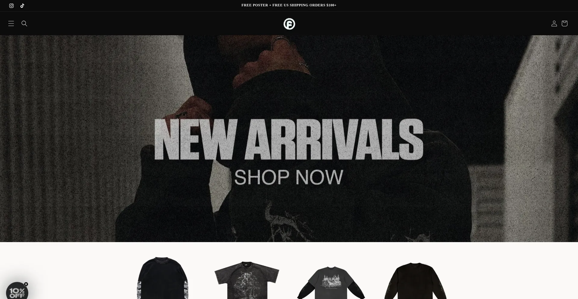 Website screenshot of Forevr.live