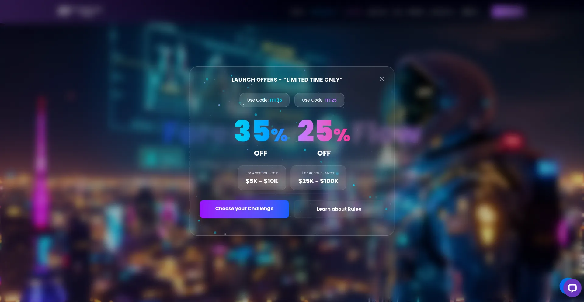 Website screenshot of Forexfundsflow.com
