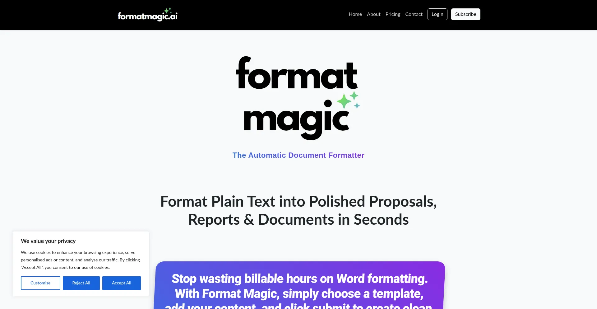Formatmagic.ai