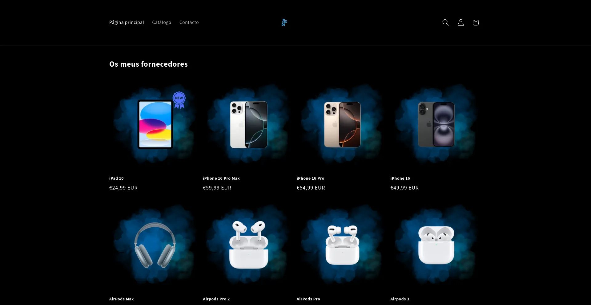 Website screenshot of Fornecedor.io