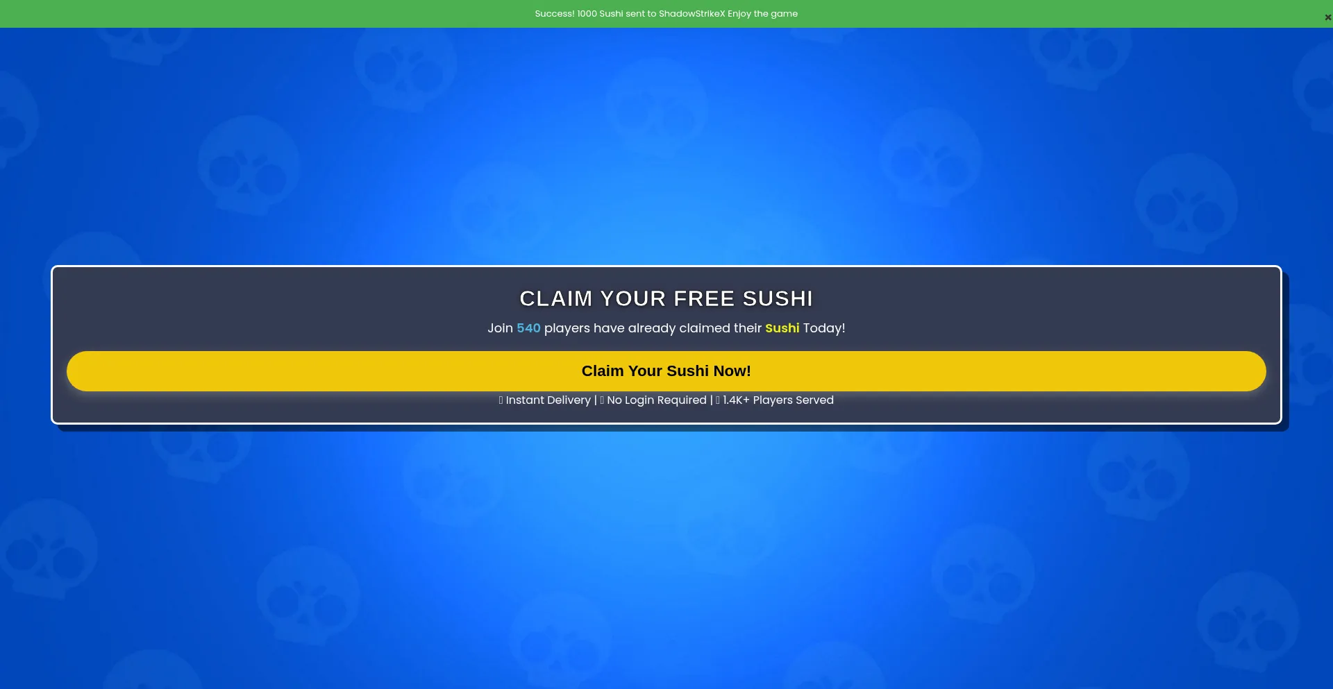 Website screenshot of Forskin.us