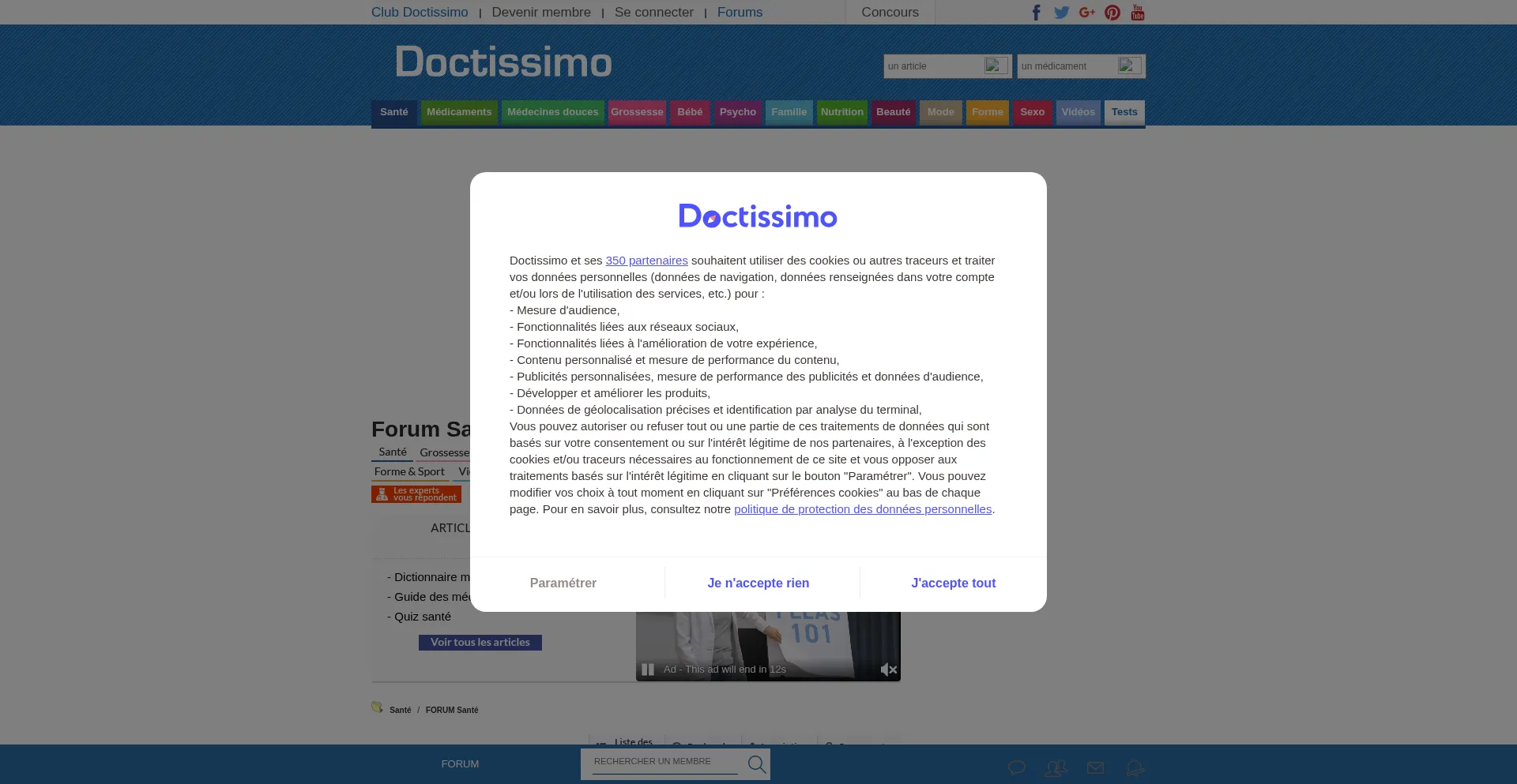 Forum.doctissimo.fr é Seguro e Confiável?