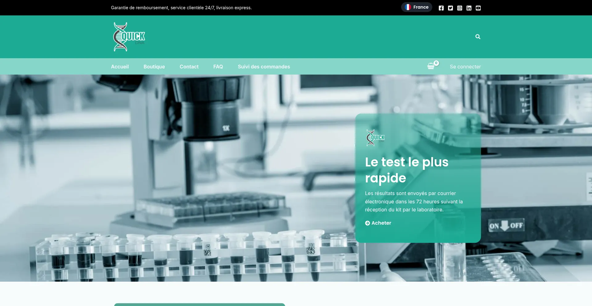 Fr.quickdna.com é Seguro e Confiável?