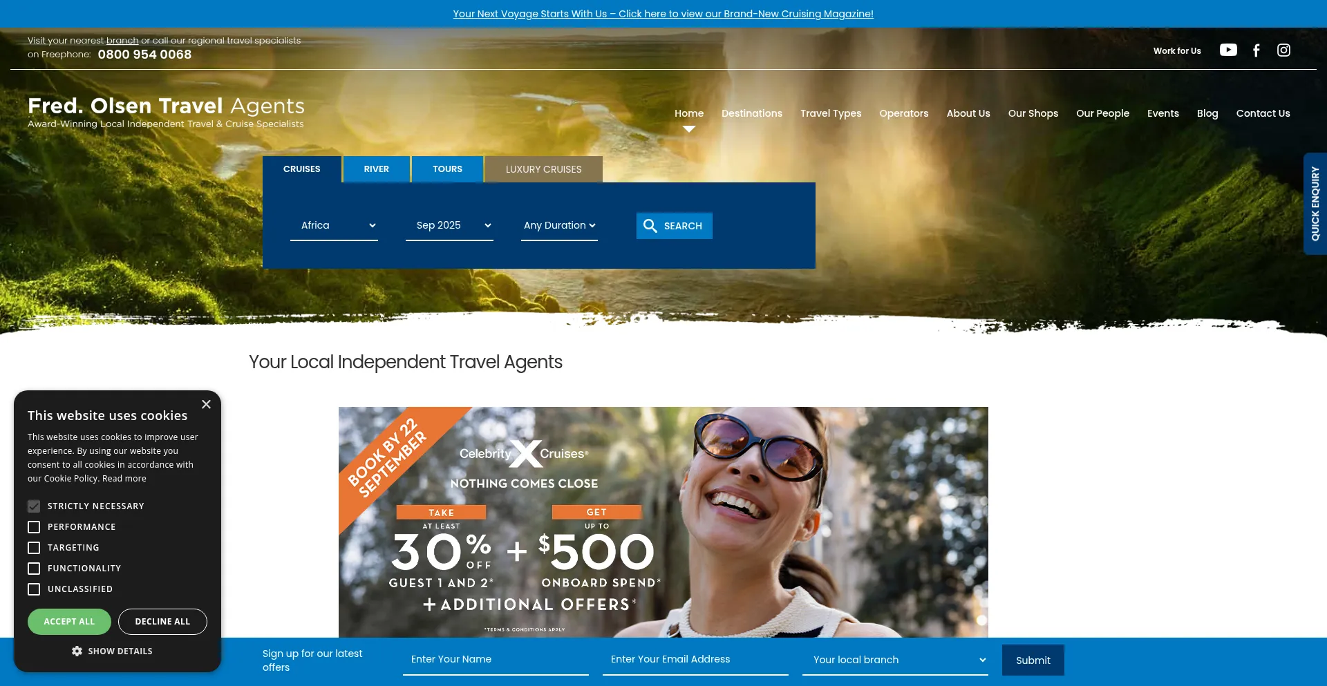 Fredolsentravelagents.co.uk é Seguro e Confiável?