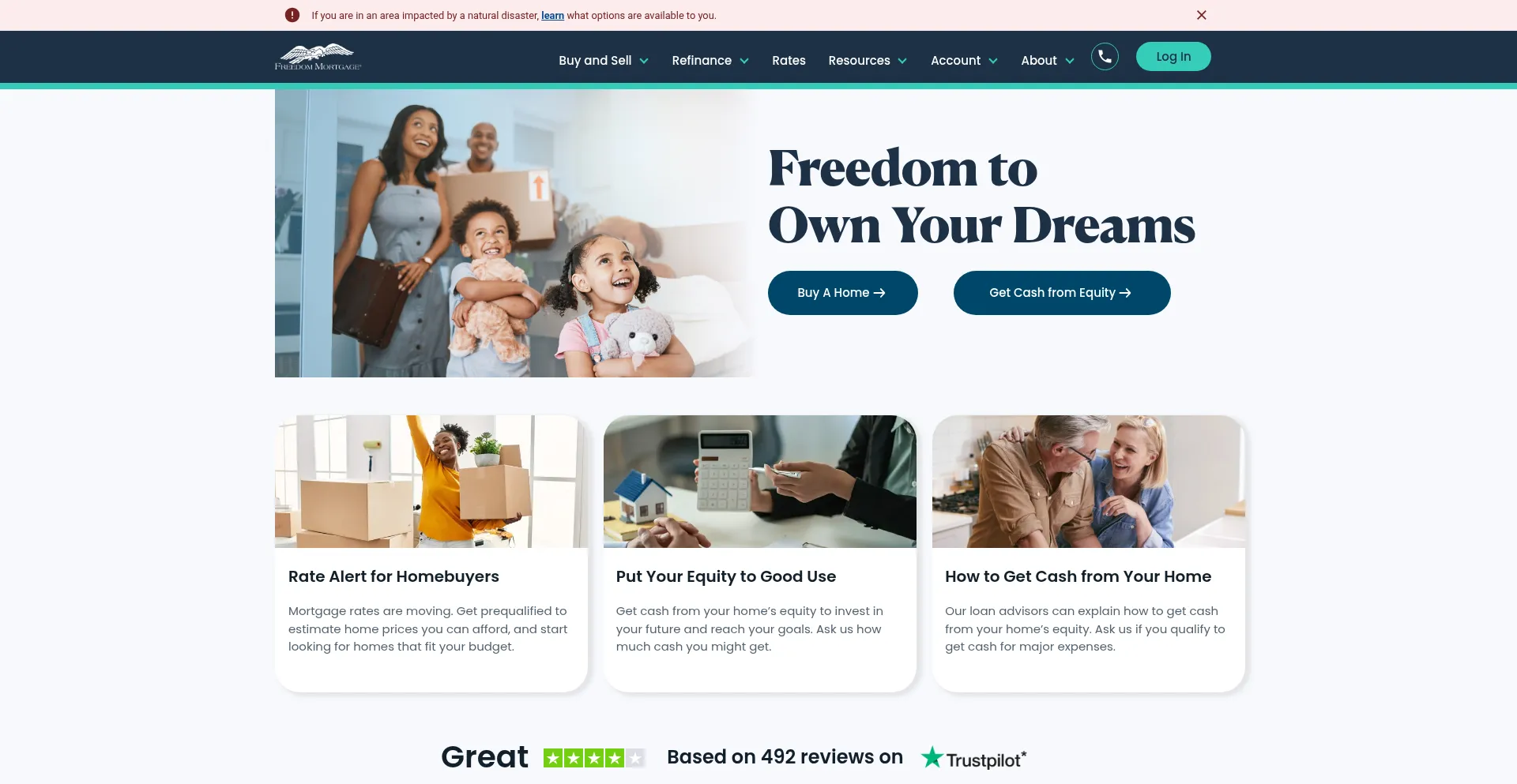 Freedommortgage.com é Seguro e Confiável?