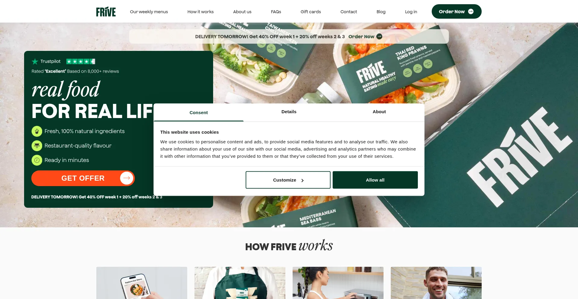 Frive.co.uk Screenshot