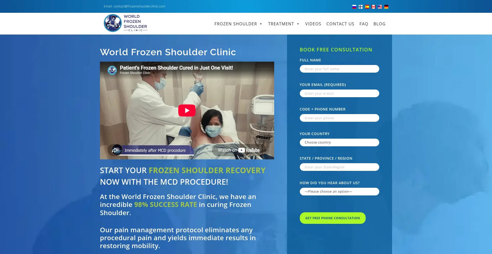 Frozenshoulderclinic.com