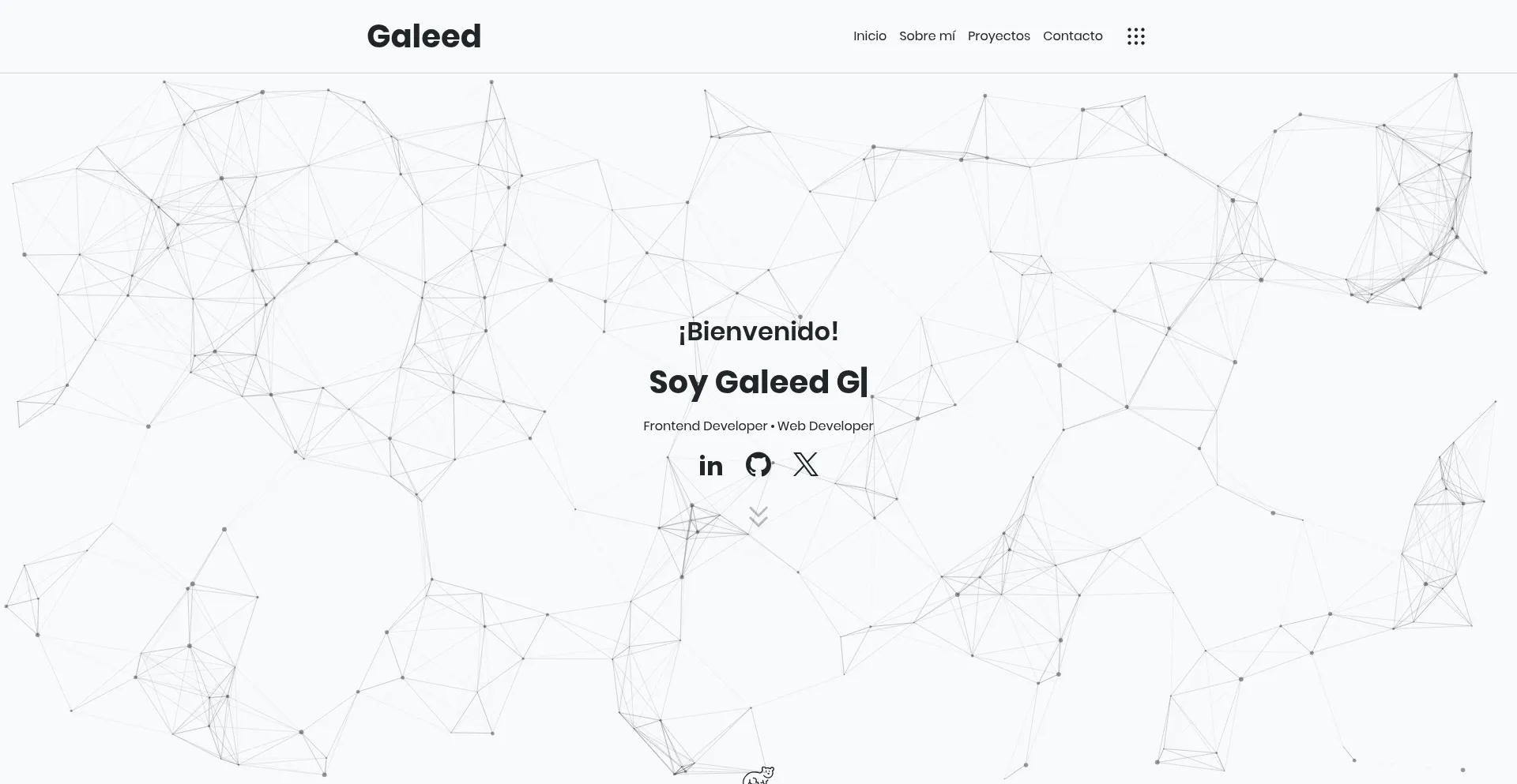 Website screenshot of Galeedgutierrez.com