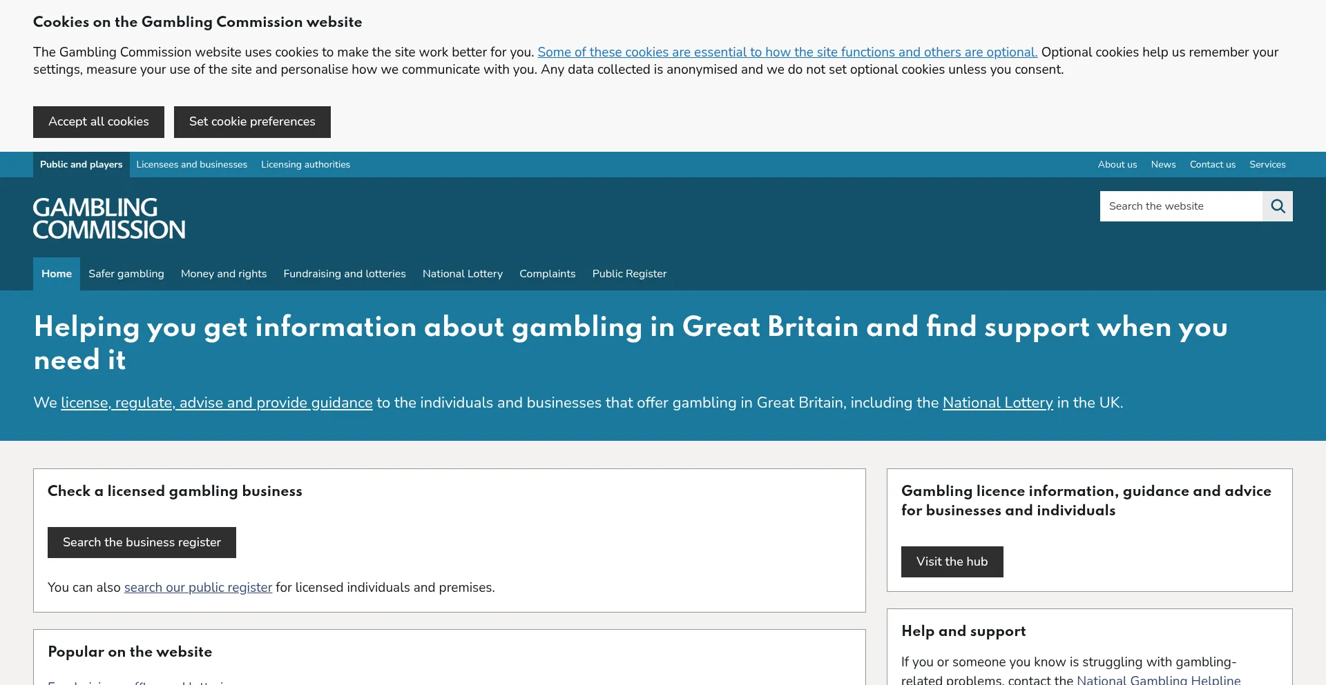 Gamblingcommission.gov.uk