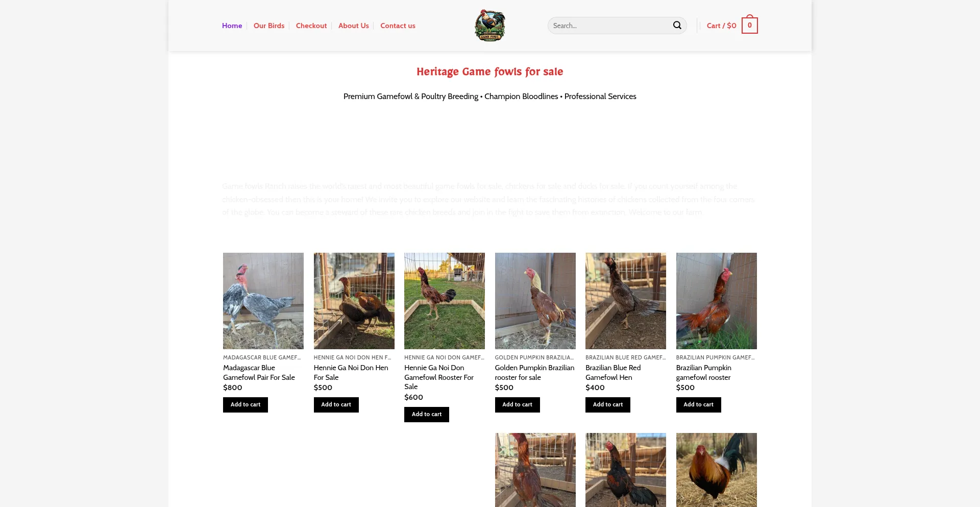 Gamefowlsranch.com