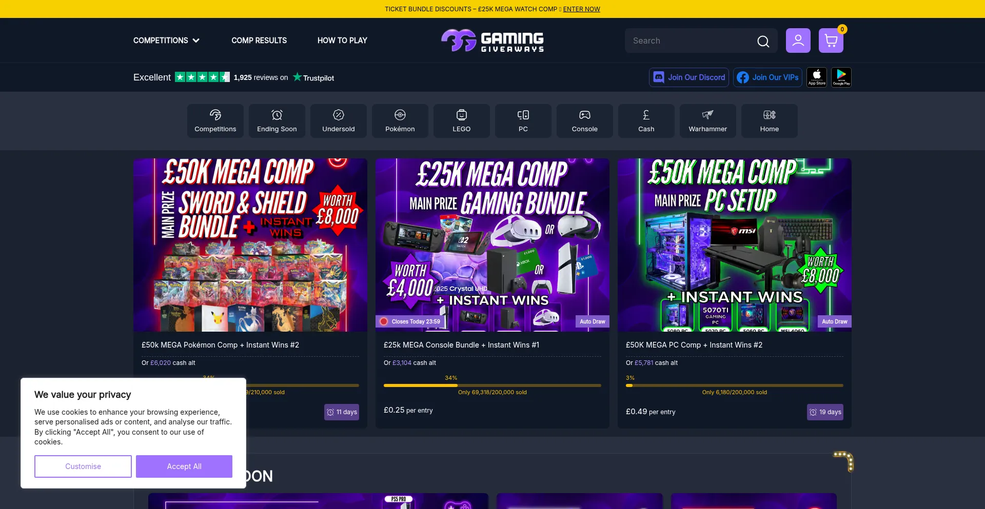 Gaminggiveaways.co.uk é Seguro e Confiável?