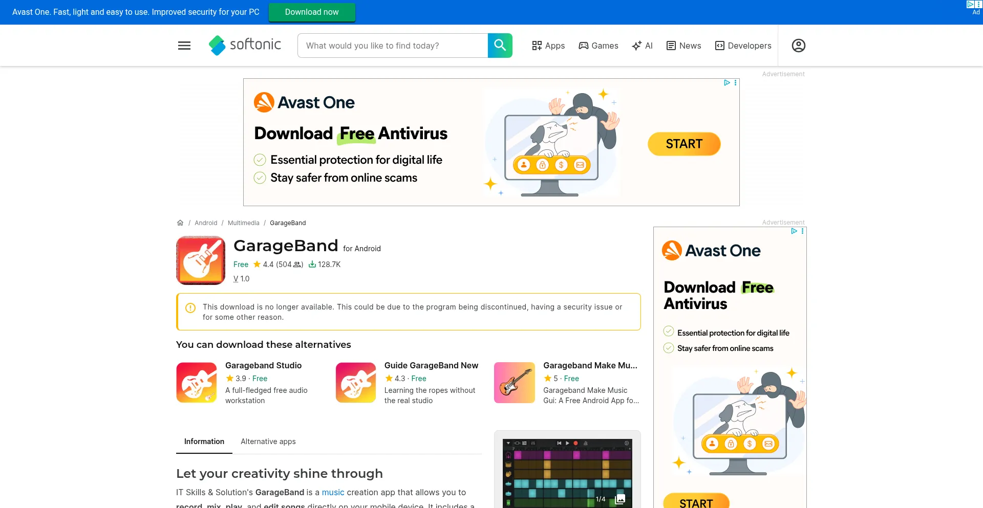 Garageband.en.softonic.com