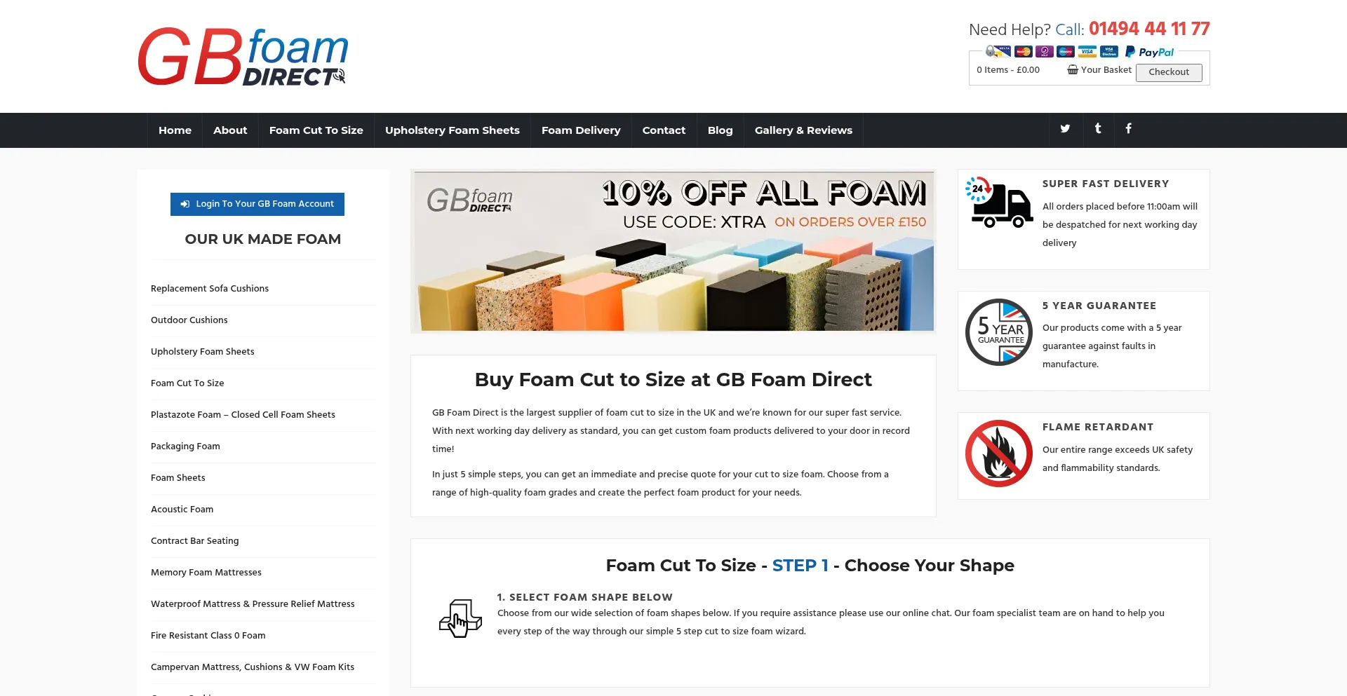 Gbfoamdirect.co.uk