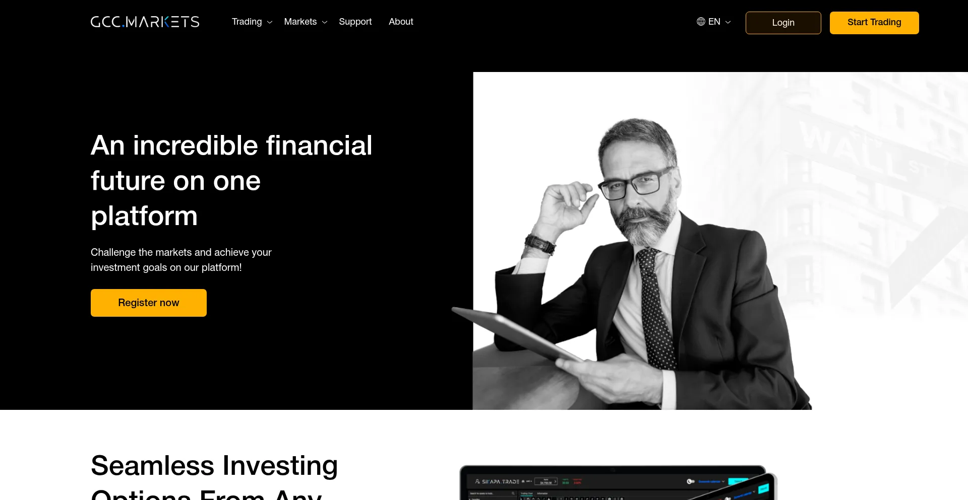 Gccmarkets.com Screenshot