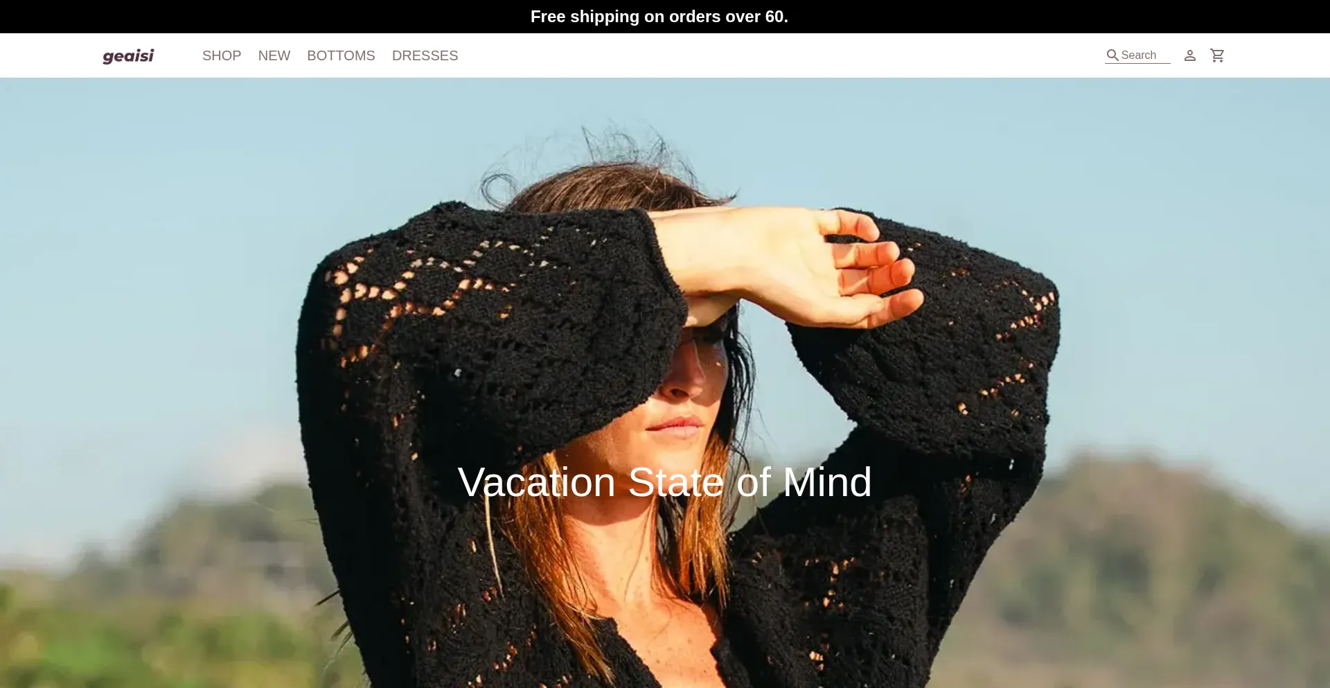 Website screenshot of Geaisi.com