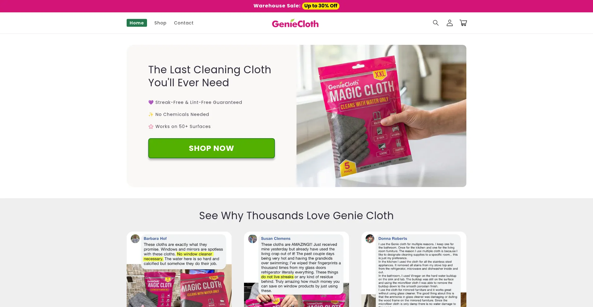 Geniecloth.com