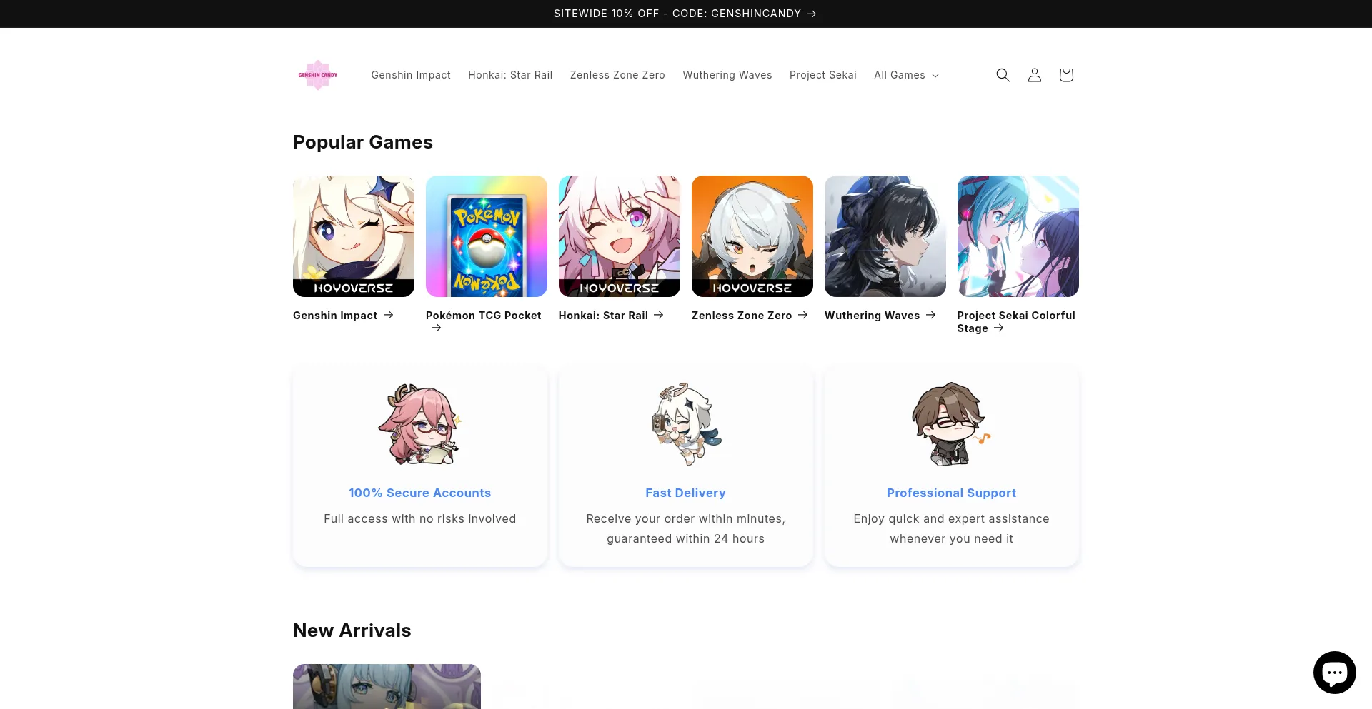Genshincandy.com é Seguro e Confiável?