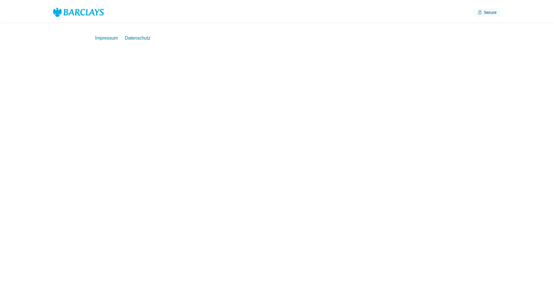 Website screenshot of Get.barclays.de