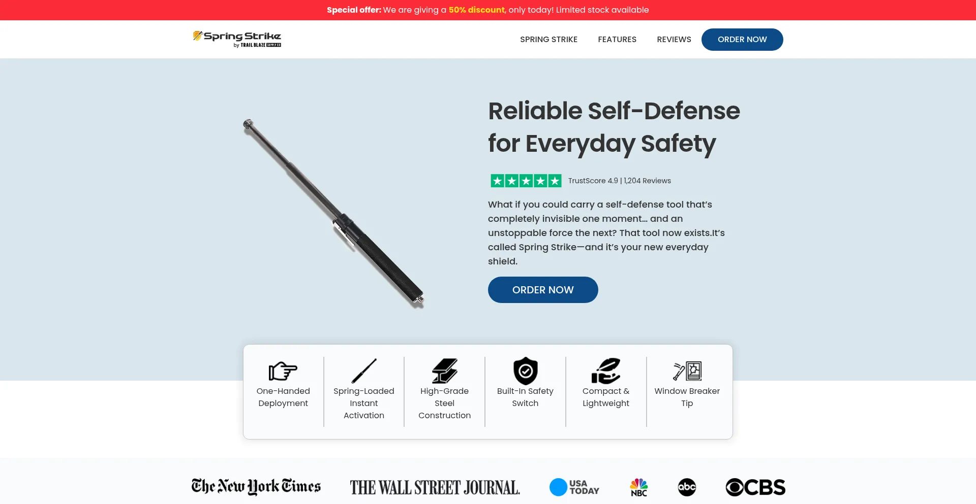 Get-springstrike.com Screenshot