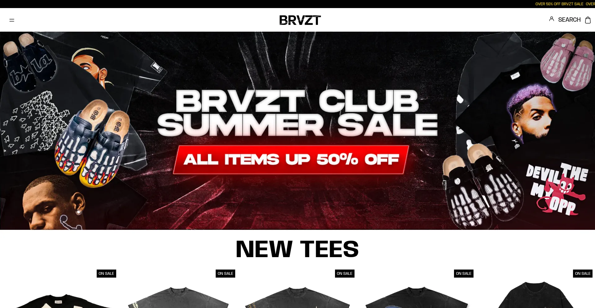 Website screenshot of Getbrvzt.com