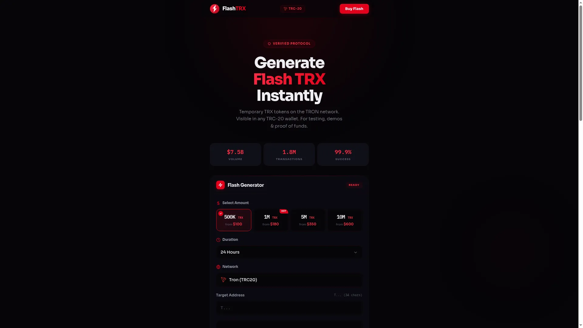 Getflashtrx.com