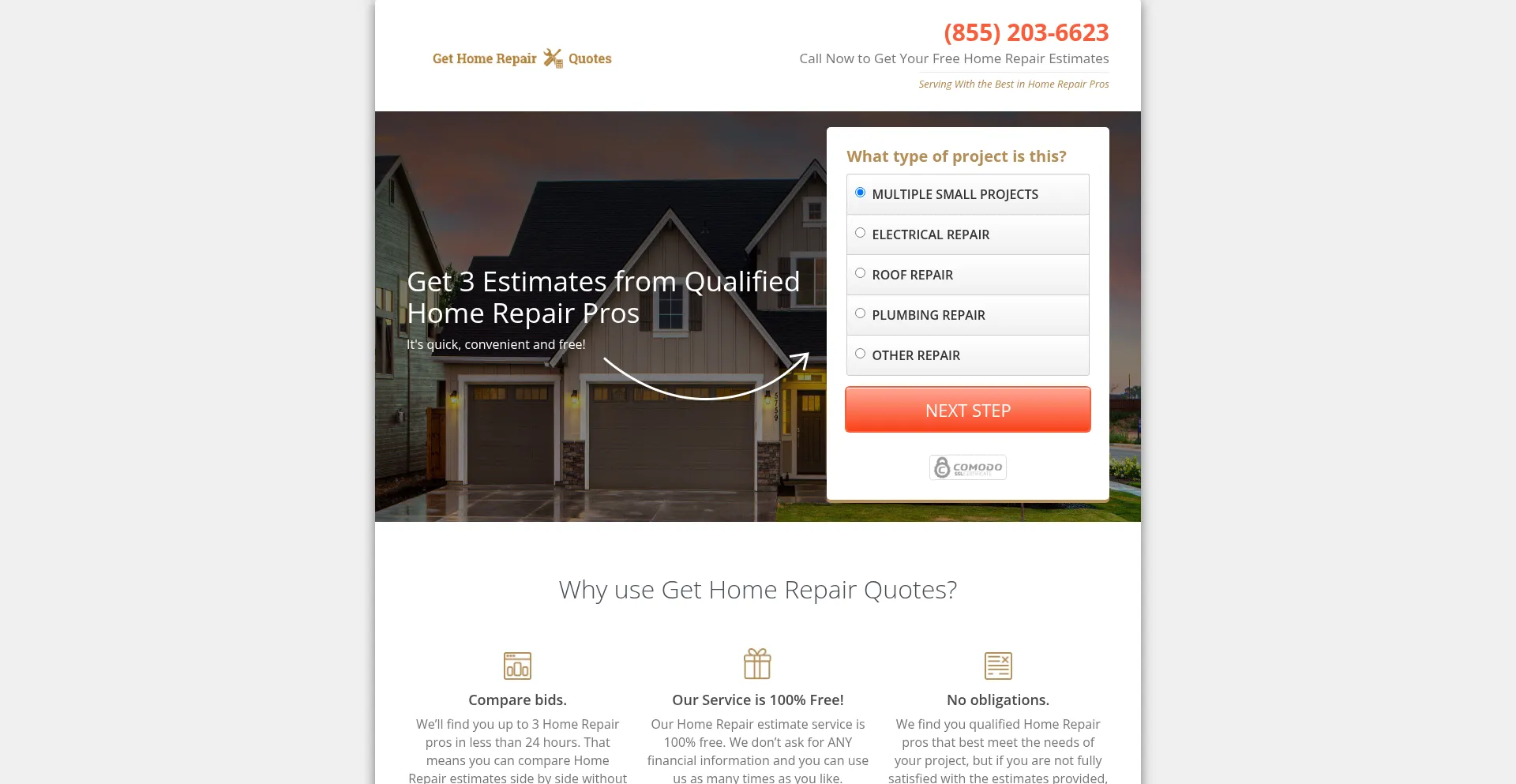 Gethomerepairquotes.com