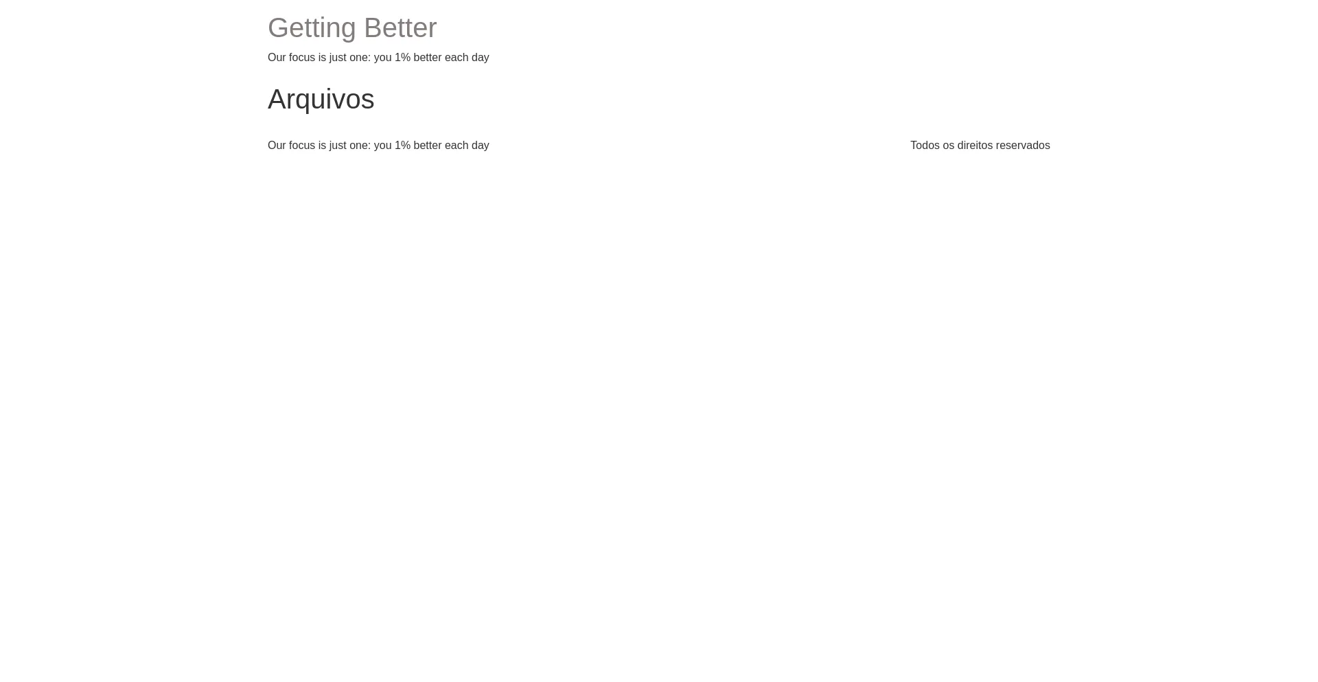 Website screenshot of Getingbetter.com